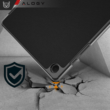 Case for Samsung Galaxy Tab A9 2023 11" (X210/X215/X216) Alogy Book Cover Case protective cover Black