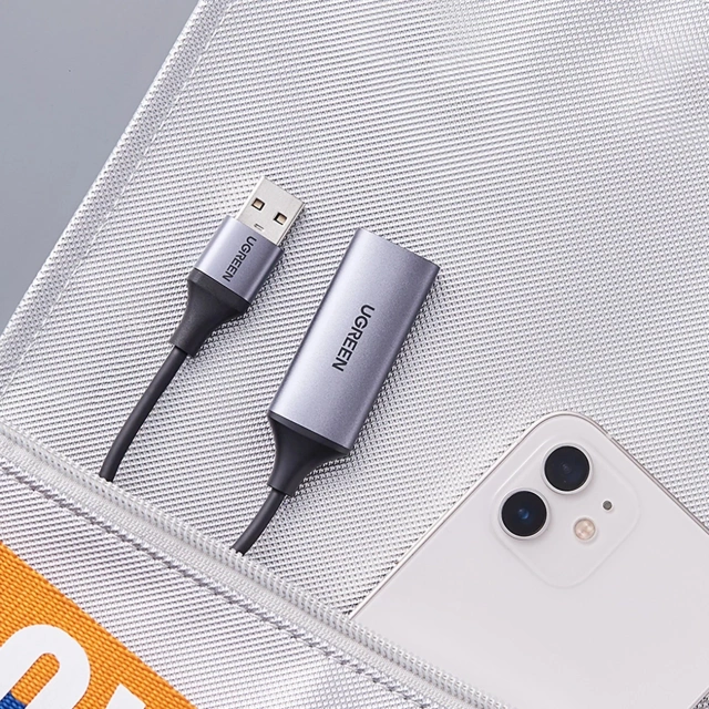 Adaptér Ugreen CM489 HDMI na USB-A/USB-C, 1080p 30Hz, sivý