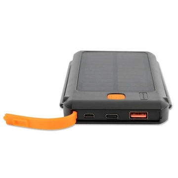 4smarts Powerbank Solarny TitanPack Flex 10000mAh schwarz/orange 456301
