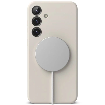 Чохол для Samsung Galaxy S25 Plus із кам'яним кільцем, силіконовий, магнітний, MagSafe