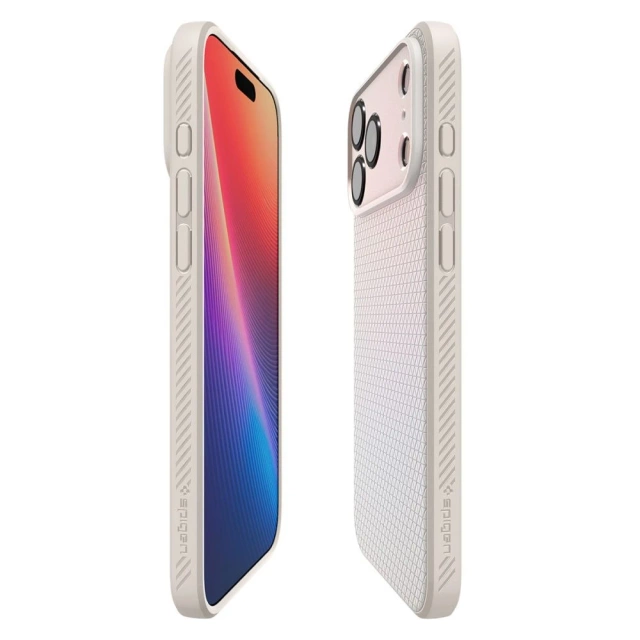 Etui do iPhone 17 Pro Spigen Liquid Air Natural Titanium