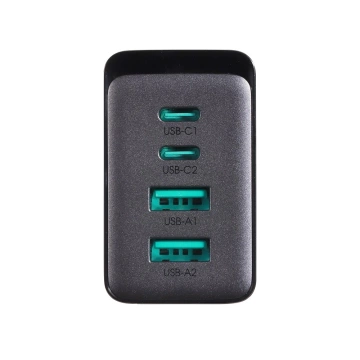 Joyroom TCG02 GaN 67W - Fast Charger 2x USB-C 2x USB-A Cable 100W
