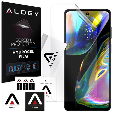 Hydrogélová fólia pre Motorola Moto G71s, ochranná obrazovka telefónu, Alogy Hydrogel Film