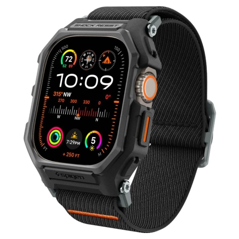 Pasek Spigen Lite Fit PRO для Apple Watch Ultra 1 / 2 (49 мм) Matte Black