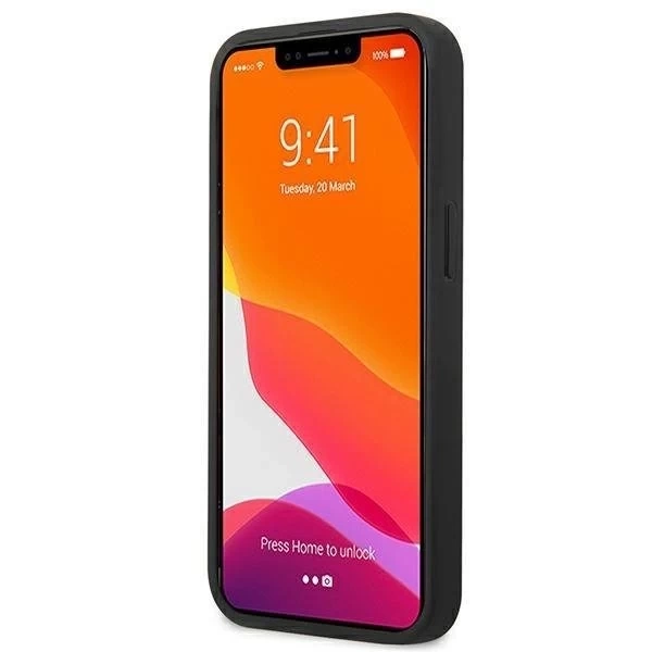 Guess GUHCP13SPSASBGR iPhone 13 mini 5,4" чорний/сірий ремінь Saffiano