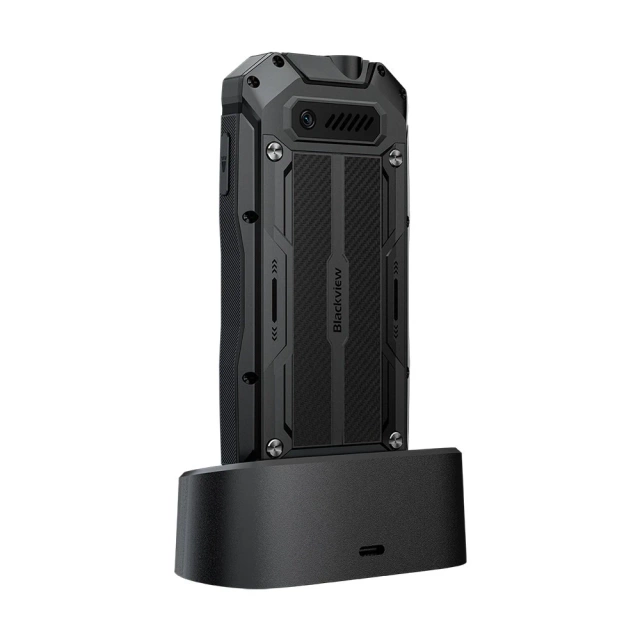 Blackview N1000 Schwarzes verstärktes 4G Dual-SIM-Telefon mit 3300 mAh