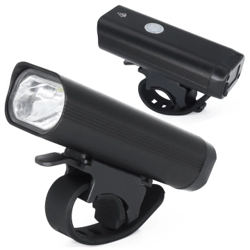 Alogy P12 Fahrradlicht schwarz Fahrradlicht vorne LED-Frontlicht Fahrradbeleuchtung wasserdicht IPX5