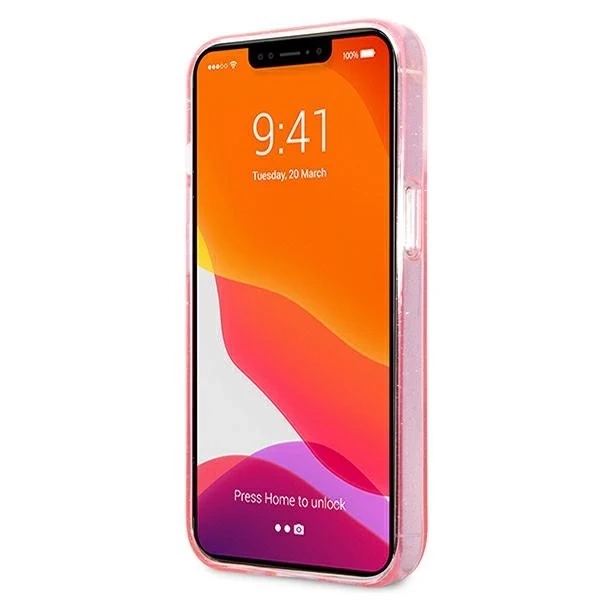 Карл Лагерфельд KLHCP13XKHTUGLP iPhone 13 Pro Max 6,7" твердий чохол з блискітками Голова Карла