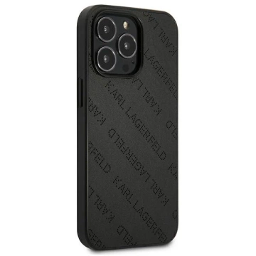 Etui Karl Lagerfeld KLHCP13XPTLK na iPhone 13 Pro Max 6,7" pevný obal Perforated Allover