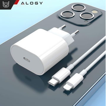 Alogy rychlá USB-C Typ C PD 20W bílá nástěnná nabíječka