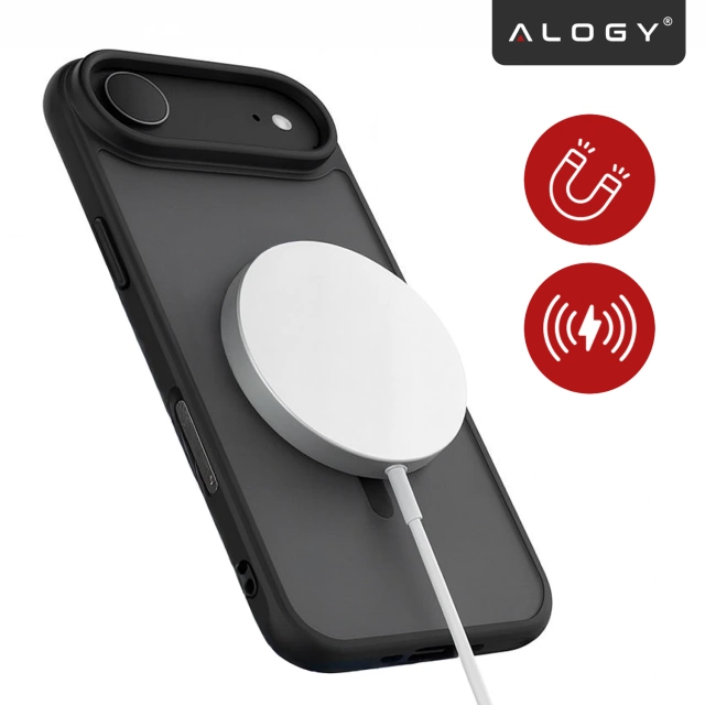Alogy 3v1 Case Pack™ – čierne hybridné puzdro MagSafe s 2 ochrannými sklami z tvrdeného skla pre Apple iPhone 17 Air