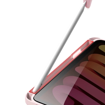 Чохол Dux Ducis Magi для iPad mini 2021 смарт чохол з підставкою і зберіганням для Apple Pencil рожевий