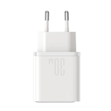 Мережевий зарядний пристрій Joyroom USB-C / USB-A 30 Вт - білий