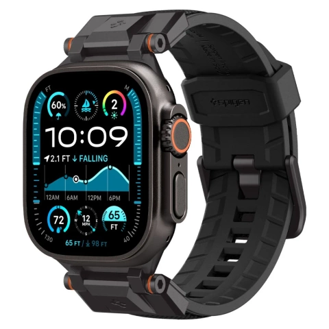 Spigen DuraPro Armor Apple Watch Band 42-49mm – čierny