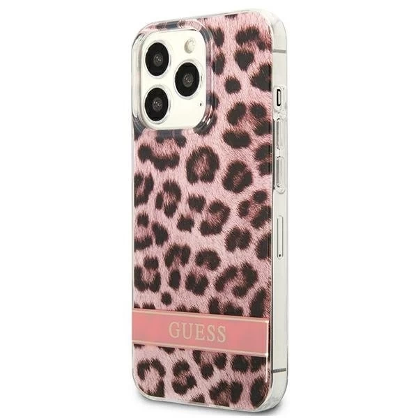 Schätze GUHCP13LHSLEOP iPhone 13 Pro / 13 6.1 "rosa / rosa Hardcase Leopard