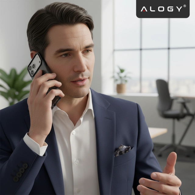 Etui do Apple iPhone 17 Pro – matowa obudowa do MagSafe z ochroną obiektywu, smukłe i odporne na zarysowania, idealne dopasowanie – Alogy Skinny MatteCase™ Czarne