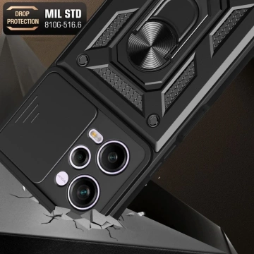 Etui pancerne CamShield Pro для Xiaomi Redmi Note 12 5G / Poco X5 5G Black