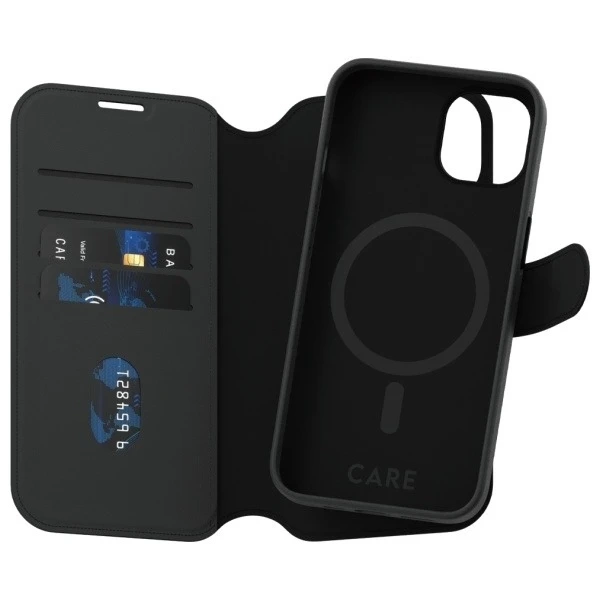 iPhone 14/13 CARE von PanzerGlass Tango Wallet 2in1 6,1" Schwarz