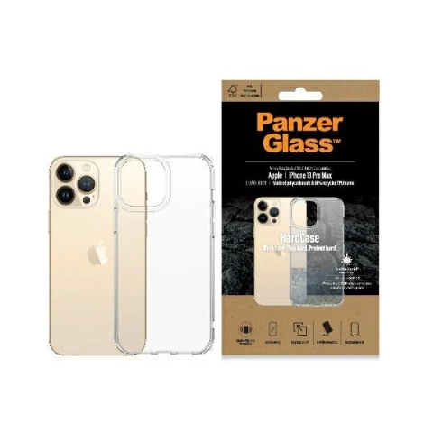 Чохол Etui PanzerGlass HardCase для iPhone 13 Pro Max 6,7" Antibacterial Military grade прозорий 0317