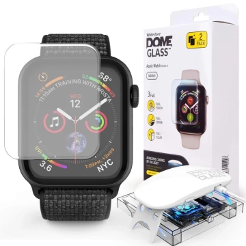 Szkło hartowane whitestone dome glass apple watch 4/5/6/se (44mm) clear