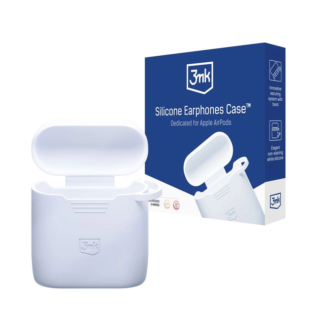 Etui 3mk Silicone AirPods Case White do Apple AirPods 2nd gen