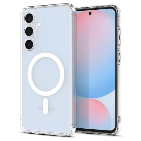 Puzdro pre Samsung Galaxy S24 FE, ochranný kryt na telefón Alogy HybridMag™️, priehľadné puzdro pre MagSafe