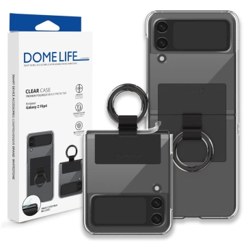 Etui Whitestone Clear Case Ring для Samsung Galaxy Z Flip 4 чорний
