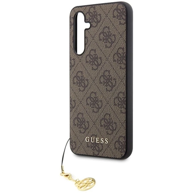 Original GUESS Hardcase GUHCS23FEGF4GBR Case for Samsung Galaxy S23 FE (4G Charm / brown)