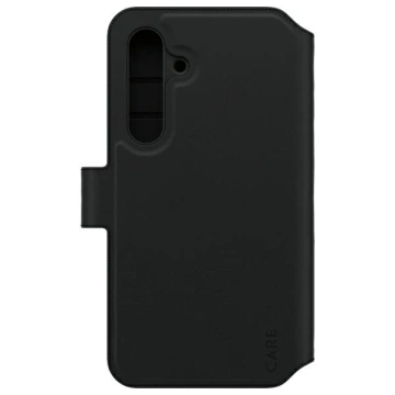 Puzdro pre Samsung Galaxy S24 CARE od PanzerGlass Feature Tango Wallet 2v1 čierne