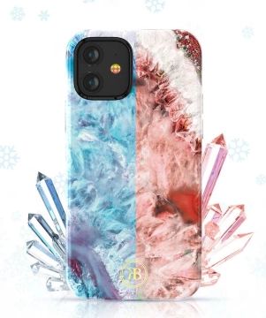 Елегантна обкладинка серії Kingxbar Agate з агатом для iPhone 12 mini зеленого кольору