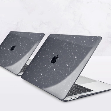 Чохол Alogy Hard Case для Apple MacBook Air 13 M1 2020 Glitter Black Keyboard cover