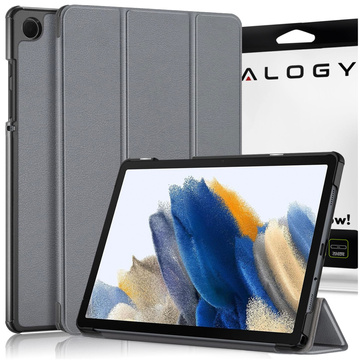 Puzdro pre Samsung Galaxy Tab A9 2023 8,7" X110 / X115 Kryt na tablet Puzdro Alogy Book Cover Sivé