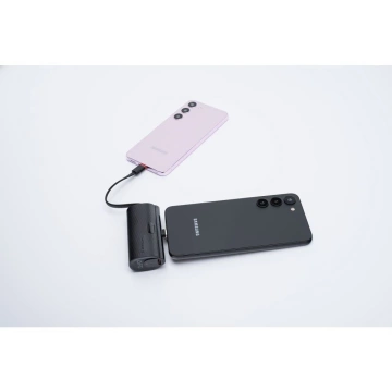 Зовнішній акумулятор FORCELL F-ENERGY Power Plug F5K3 із вбудованим роз'ємом Type-C PD 20 Вт 5000 мАг Чорний