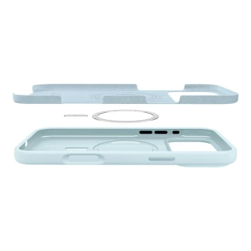 Etui Ochronne do iPhone 17 Pro Max Spigen Silicone Fit Mag MagSafe Mute Blue
