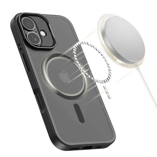 Etui Tech-Protect MagStand MagSafe do iPhone 17, czarny mat