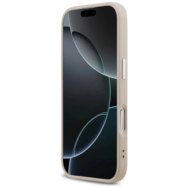 Etui Guess Triangle Logo MagSafe na iPhone 17 - Różowe