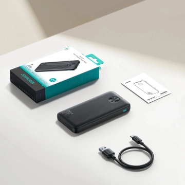 Joyroom Powerbank 10000 mAh USB-C USB-A 22,5 W – Schwarz