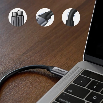 Kabel USB-C 3.1 1.5m Ugreen US161 50751 5Gbps 4K 30Hz Szary