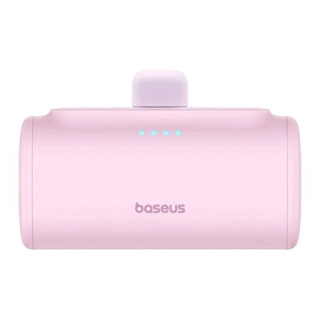 Baseus Compact Powerbank 5000mAh 20W USB-C Mini Fast Charging Pink