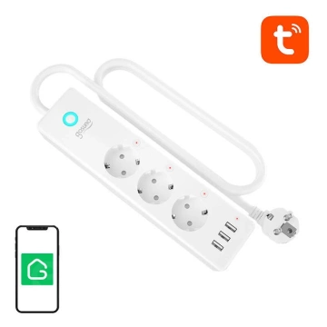 Gosund P1 PLUS Smart WiFi Power Strip (3x AC, 3x USB-A)