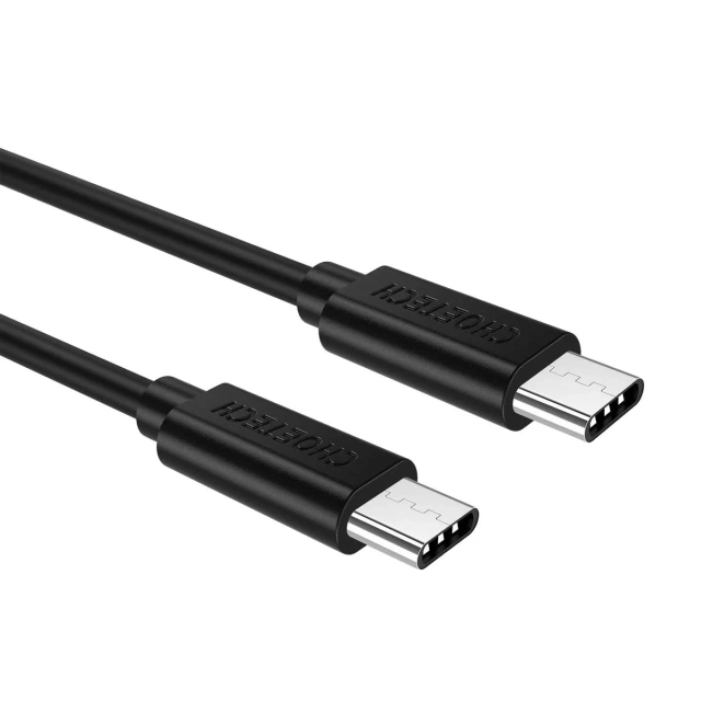 Choetech kabel USB Typ C - Kabel USB Typ C 3A 1m černý (CC0002)