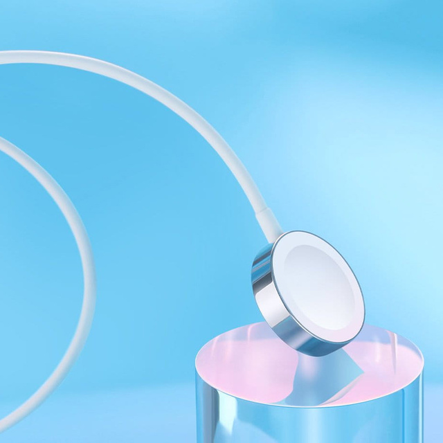 Індуктивний зарядний кабель 120 см UltraBoost Магнітний зарядний кабель для Apple Watch White