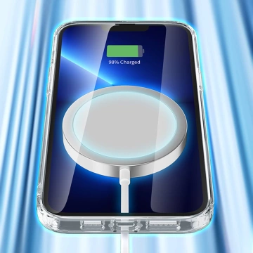 Kingxbar PQY Crystal Series Magnetische Hülle für iPhone 13 Gehäuse Klare Abdeckung (MagSafe-kompatibel)