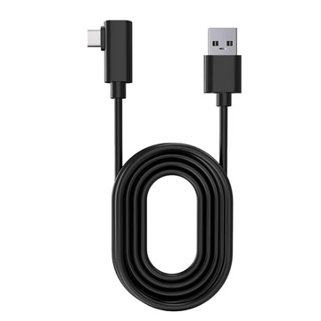 Alogy VR headset cable USB to USB Type-C cable 5m for Oculus Link Quest 1 2 Black