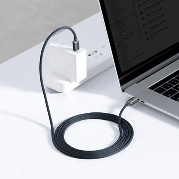 Baseus Crystal Shine Fast Charging Cable USB-C Type C to USB-C Type C PD 100W 3A 2m Black