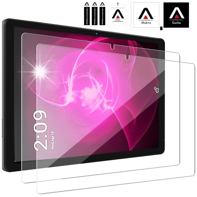 2x загартоване скло для T-Mobile T Tablet 5G 10.36" Tablet Screen Protector Pro 9H