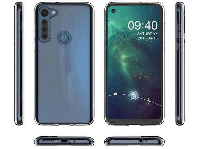 Alogy Silikonhülle Gehäuse für Motorola Moto G8 Power transparent