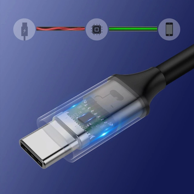 Kabel USB-C 3.1 1.5m Ugreen US161 50751 5Gbps 4K 30Hz Szary