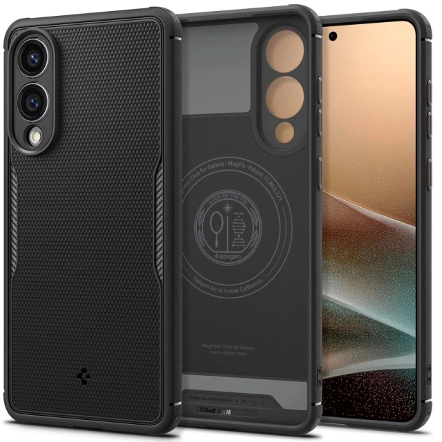 Protective Case for Samsung Galaxy S25 Edge Spigen Core Armor Mag Black