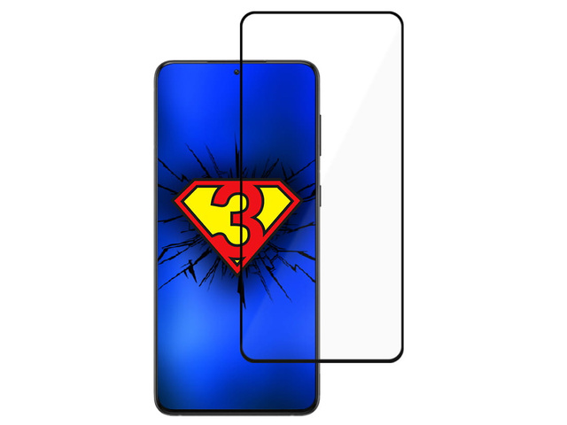 3mk HardGlass Max Finger Print Tempered Glass for Samsung Galaxy S21 FE Black